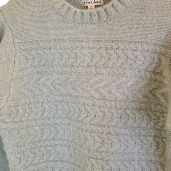 FOR LOVE & LEMONS SYDNEY SWEATER IN SAGE - Picture 5 of 12